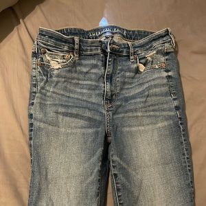 American eagle stretch wide leg